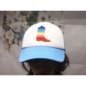 Country Boot Trucker Hat Cowgirl Summer Edition Unisex Baseball Beach Hat NWT